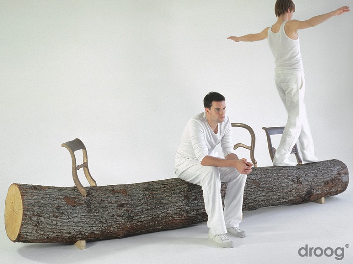 Tree-Trunk Bench by Droog Design Accessories Tree-Trunk Bench by Droog Design Accessories